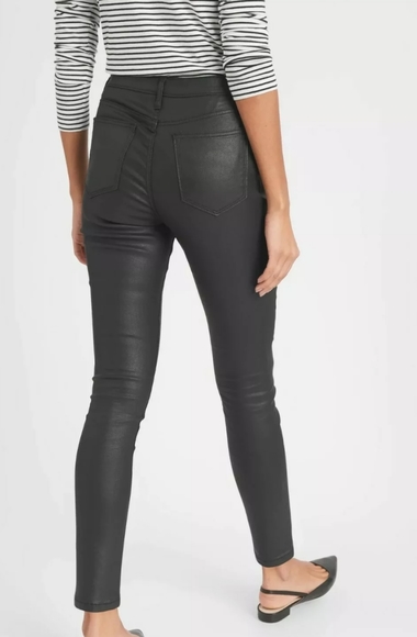 Banana Republic Factory coated jeans, size 27/4, black - Picture 4 of 7